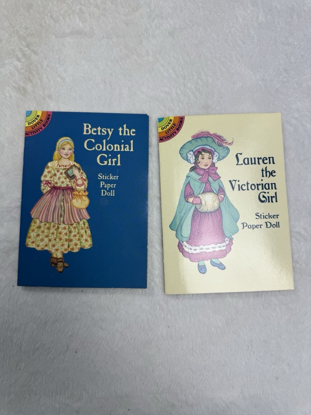 Lauren Victorian Girl Sticker Paper Doll Betsy Colonial Girl Vintage Dover Book